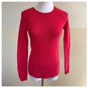 NWT, J.Crew Coral Crew Neck Sweater!